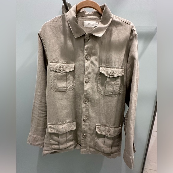 Onia Men’s Linen L/S Overshirt - Picture 1 of 2